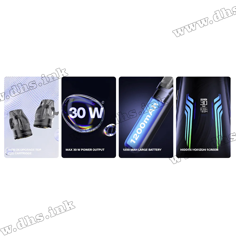 Многоразовая электронная сигарета - Voopoo VMATE Max Pod Kit 1200 мАч (Shiny Green)